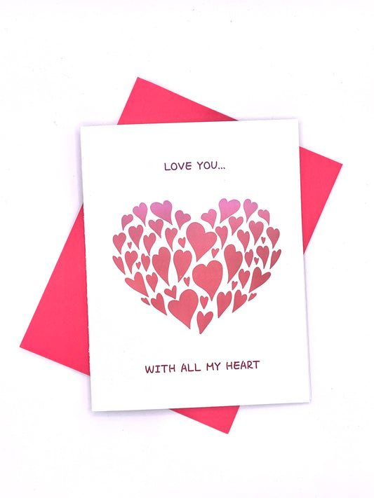 Valentine's day card - Heart