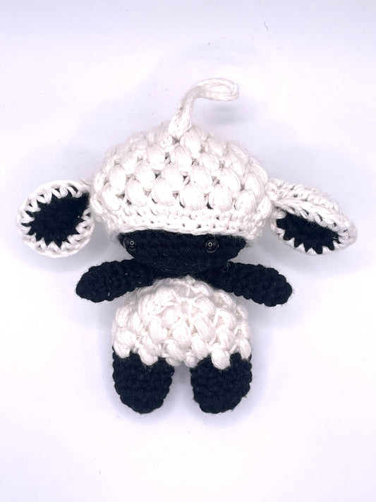 Crochet doll - Black sheep