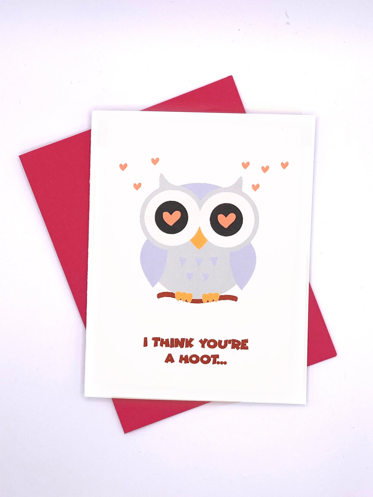 Valentine's day card - Hoot