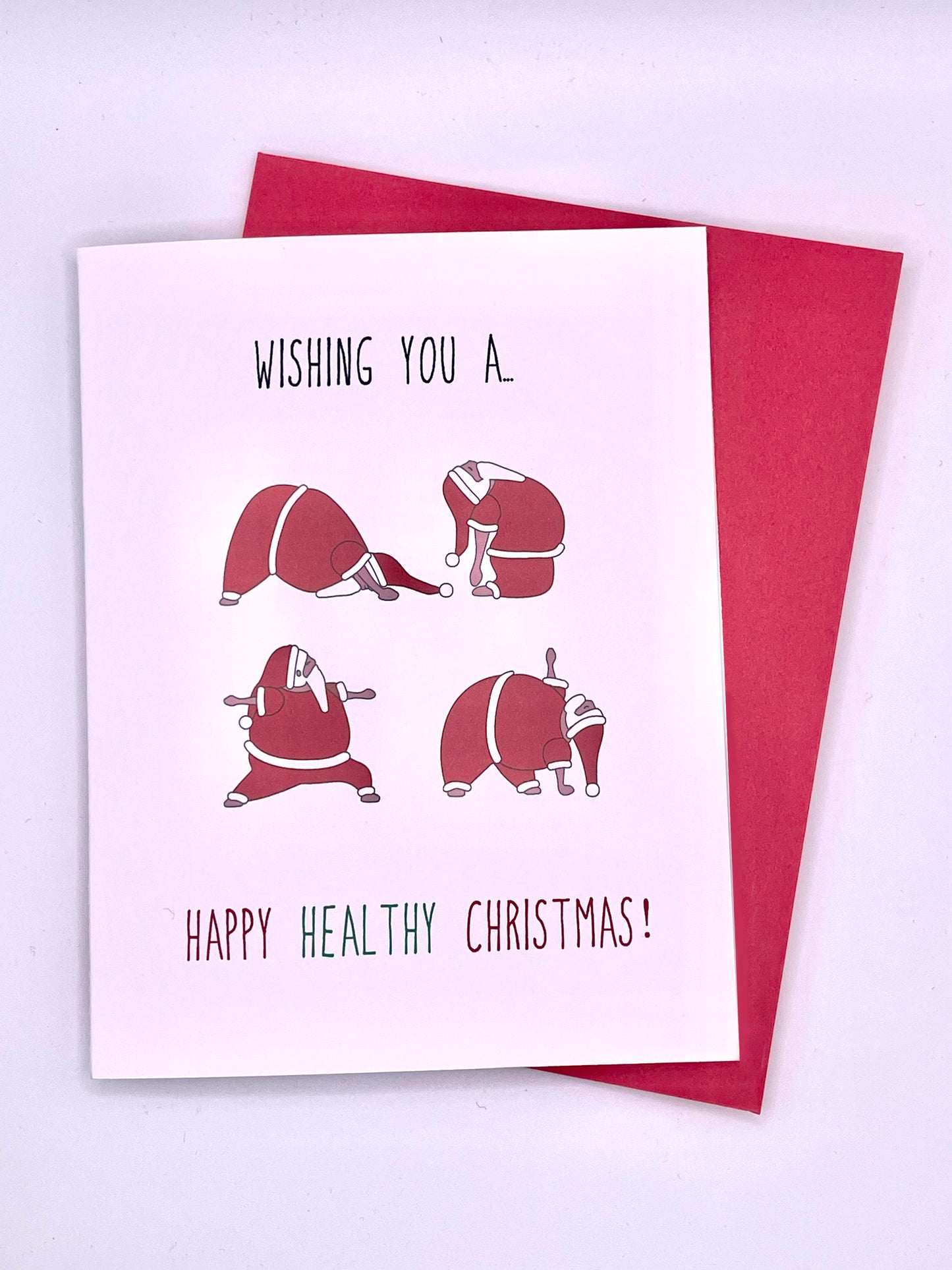 Christmas Cards-Yoga Santa