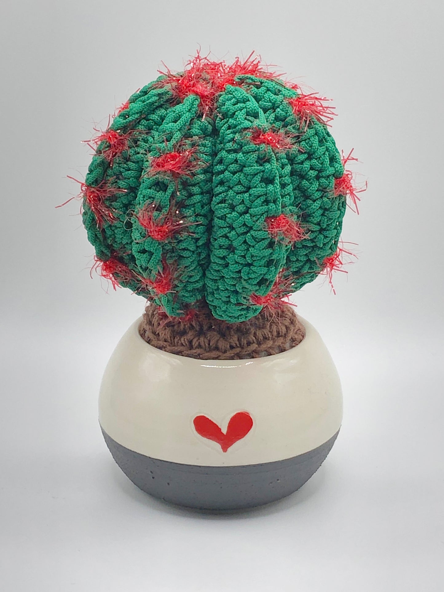 Crochet Cactus - Red Spike